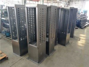 Fabricación de acero cortada