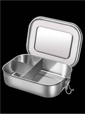 Diseño moderno personalizado Contenedor de caja de pan de metal reutilizable Almacenamiento de alimentos Tiffin Bento Acero inoxidable Para niños Lonchera para niños Contenedor 2000 - 7999 Juegos $ 4.90 > = 8000 Juegos